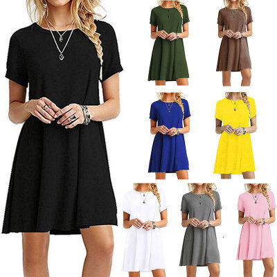 women's wear Short Sleeve Dress Women's New Fashion