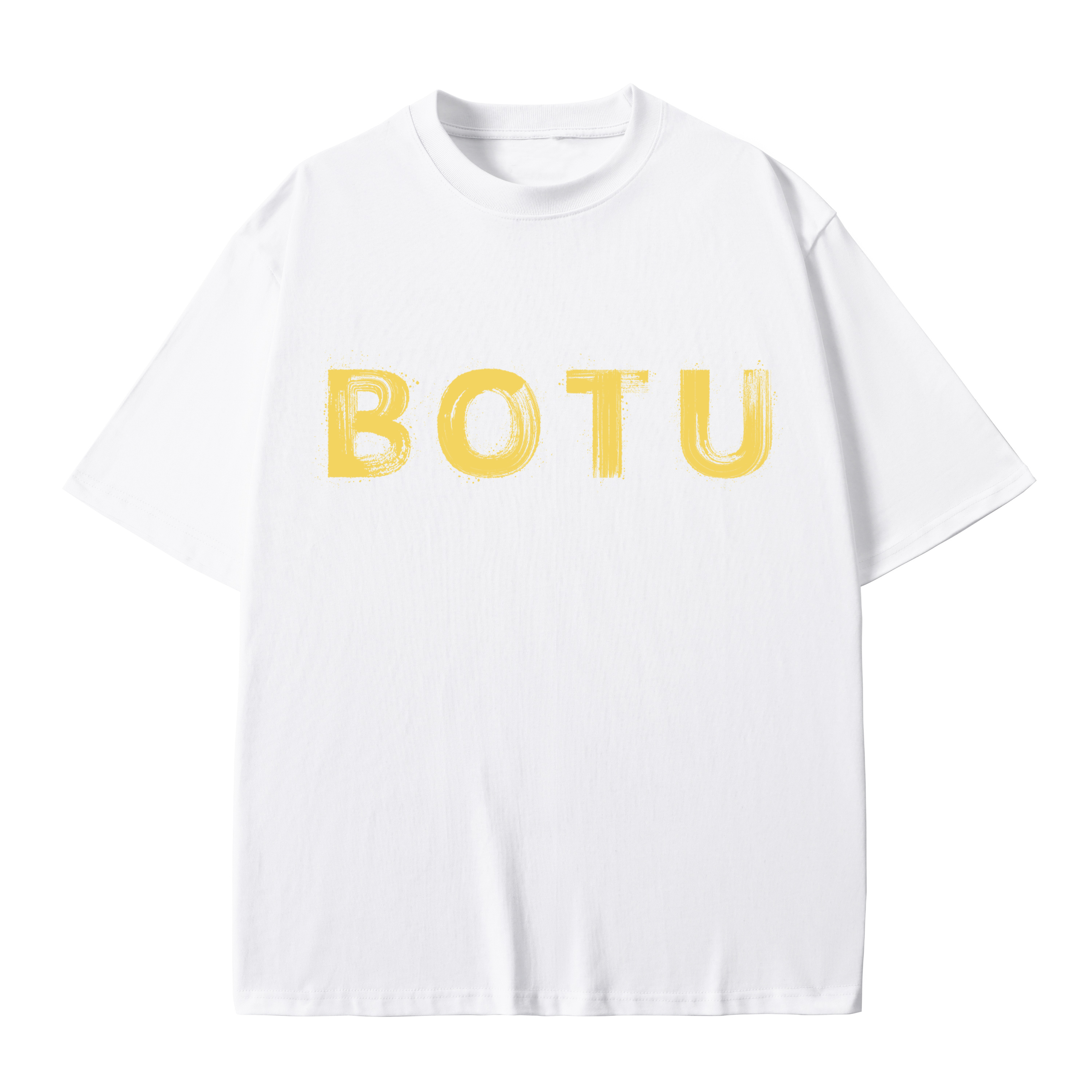 Hot stamping logo T-shirt men's top designer cotton T-shirt short sleeved clothing high-quality fashionable T-shirt BROADTRUE