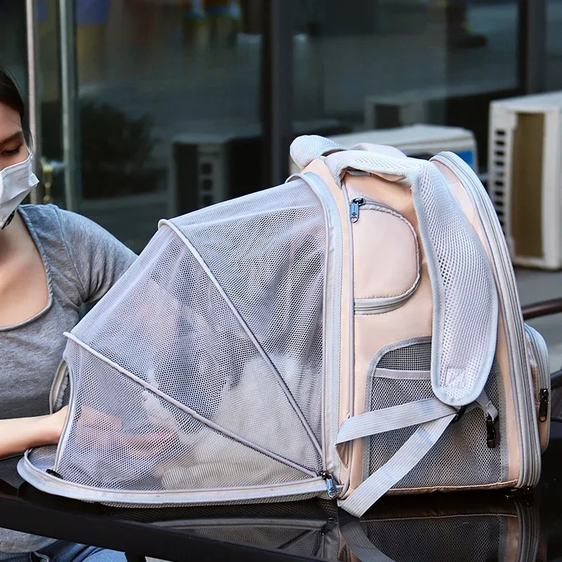 Pet Cat Bag Cat Small Dog Breathable Portable Cat Backpack Small Animal 250526