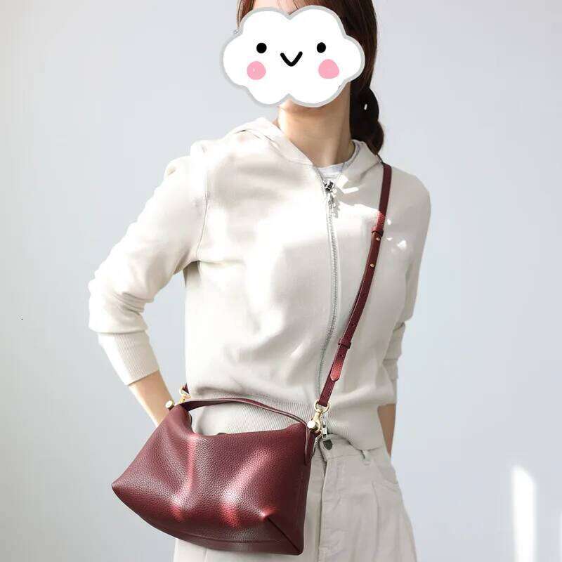 Women's Bags Designer Women Genuine Leather Handbags Small Size Versatile Cowhide Crossbody Bag Fashion Soft Messenger Purses