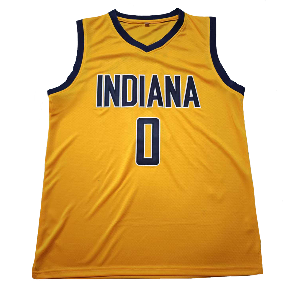 Haliburton Custom Indiana jerseys Bruce Brown Tyrese Kendall Brown Isaiah Jackson Andrew Nembhard T.J. McConnell Any Name Any Number stitched