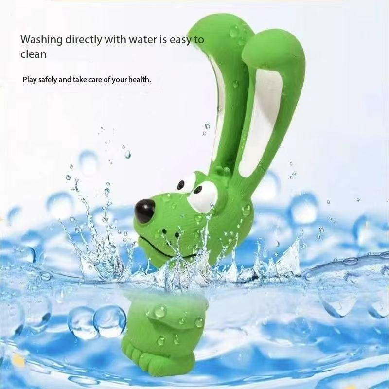 Sound Squeaky Dog Latex Toys Rabbit Animal Chew Pet Rubber Vocal For Small Medium Dogs Bite Resistant Interactive