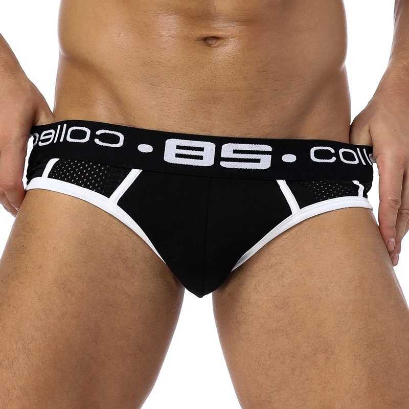 ORLVS brand Men Underwear Briefs Quick Dry convex breathable mesh Penis pouch slip homme Cotton sexy cuecas gay men Briefs W250603
