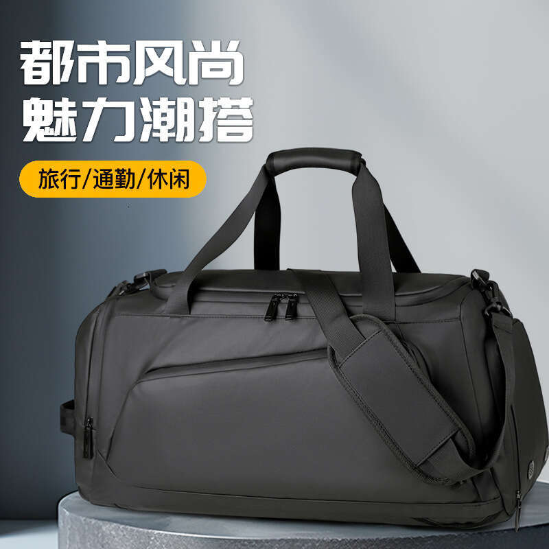 Water-Resistant Fiess Training Backpack Sports Handheld Handle Dry and Wet Separation with Shoe Compartment Travel Bag