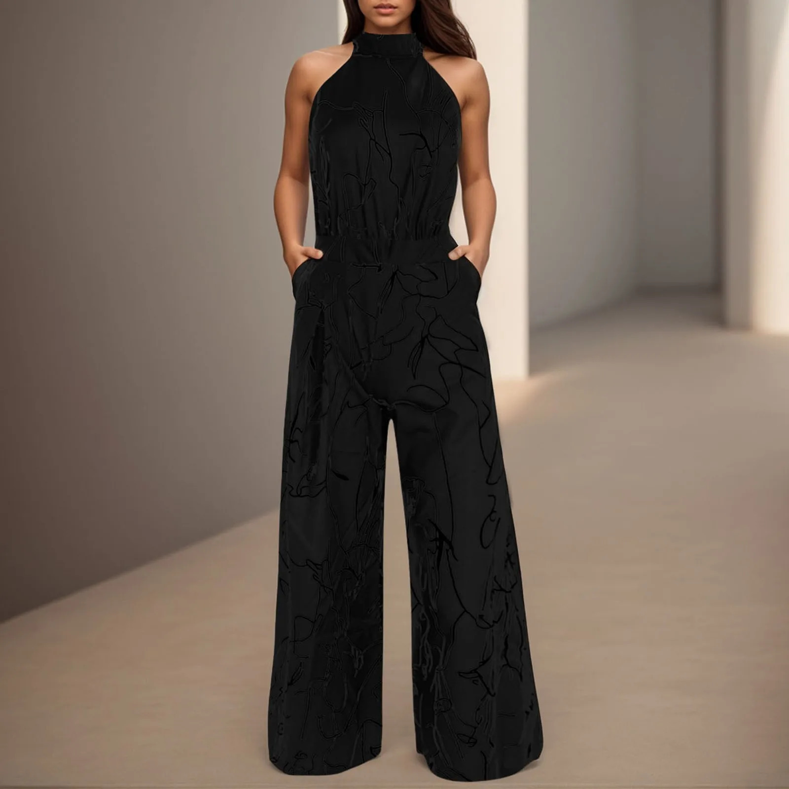 Sexy Elegant Sleeveless Jumpsuit Office Lady Spring Summer Fashion Casual Off Shoulder Jumpsuits For Women One Piece Rompers 250603