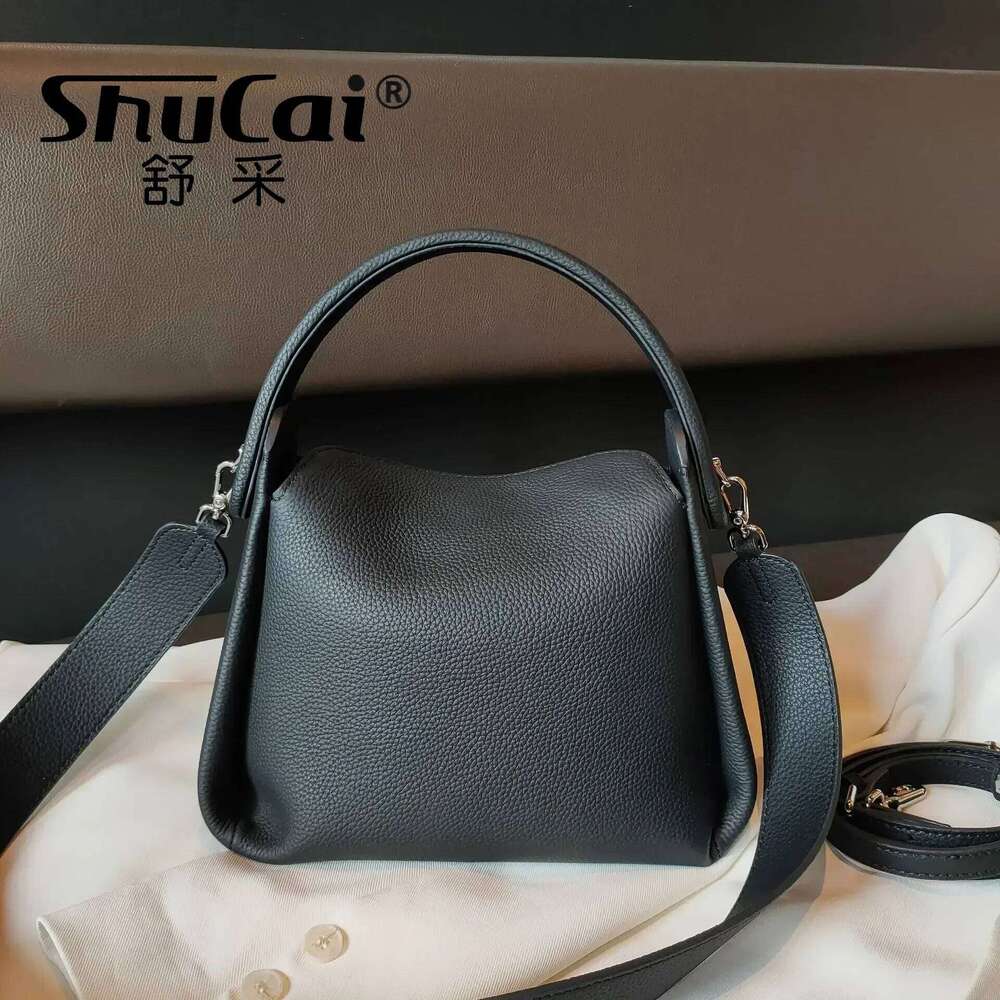 Genuine women's desiger bag large capacity unique cigarette box design Made of soft leather shoulder crossbody handbag