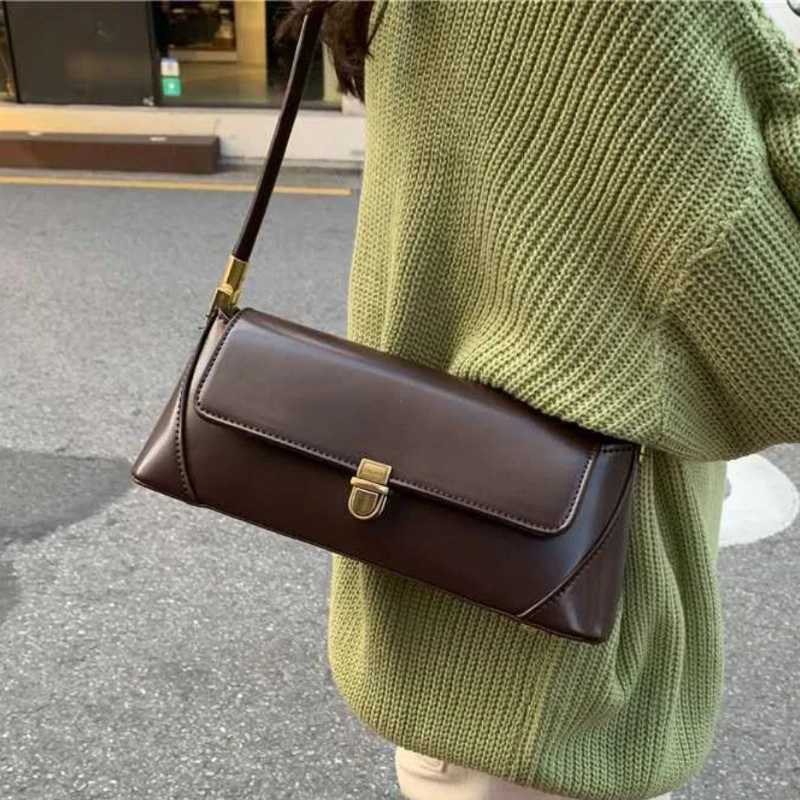 Fashion Solid Color Underarm Bags PU Leather Shoulder Bags for Women Design Luxury Small Handbag Female Subaxillary Clutches Y250603