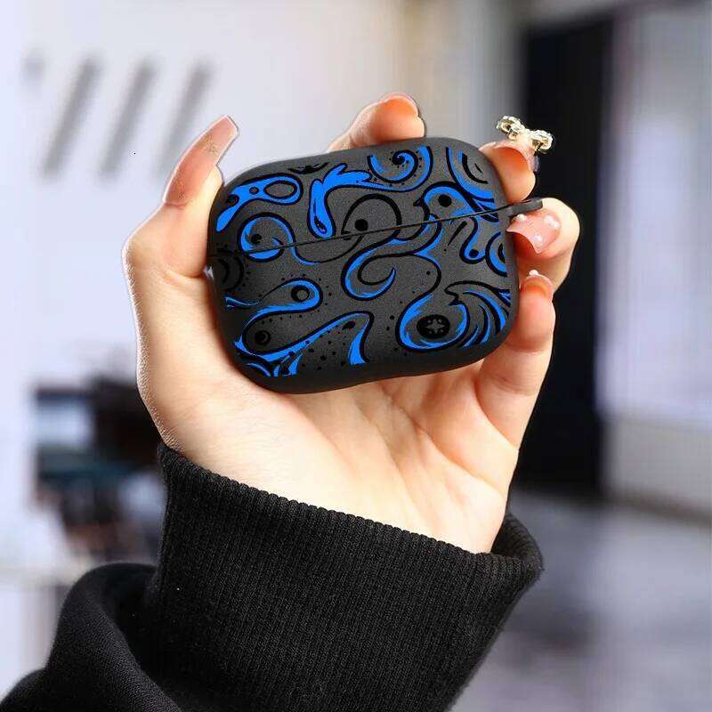 for 2 Earphone Accessories Bluetooth Headset Silicone Apple AirPod 1/2/3/4 Cover Pro Case