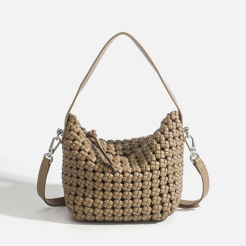 Designer Bag Popular PU Woven Tote Hobo Bags Medium Size Woman Clutch Bag Deals Original Brands Women Casual
