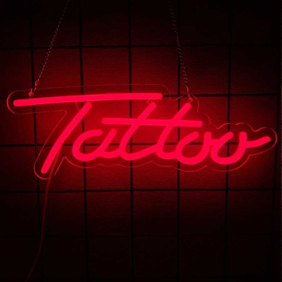 Neon With Tattoo Theme Business Of Tattoo Studio USB Powered Used For Bedroom Club Decor Gift For Tattoo Lovers. XJ250602