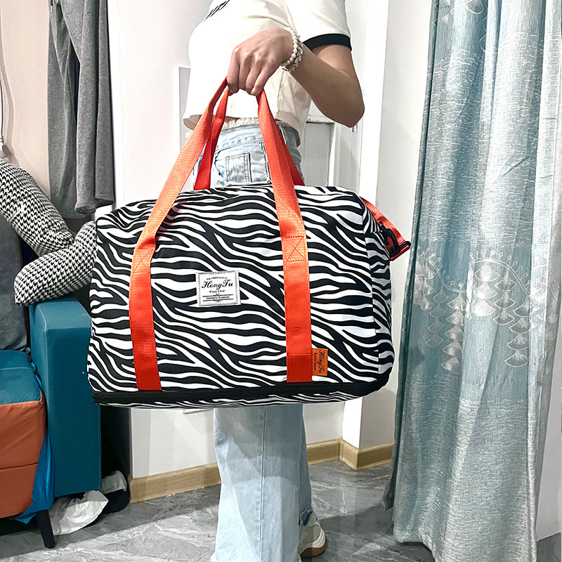 Expandable Extra Large Capacity Handheld Short Trip Travel Can Be Stuffed into Trolley Case for Women Maternity Storage Fiess Women's Bag