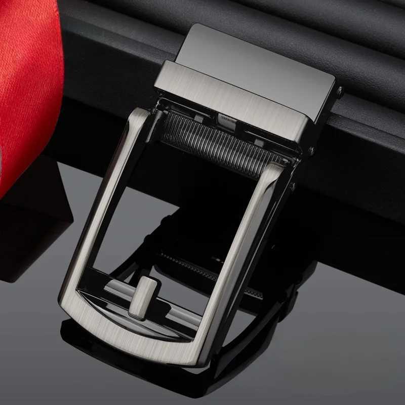 Fashion Mens Business Alloy Automatic Buckle Unique Men Plaque Belt Buckles for 3.5cm Ratchet For Leather Belt Accessories XJ250602