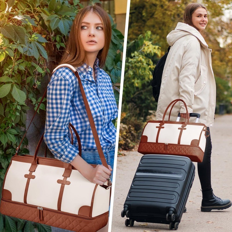 Large Capacity Lage for Women and Men, Carry-on Handheld Bag, Foldable Waterproof Ultra-light Business Trip Travel Bag