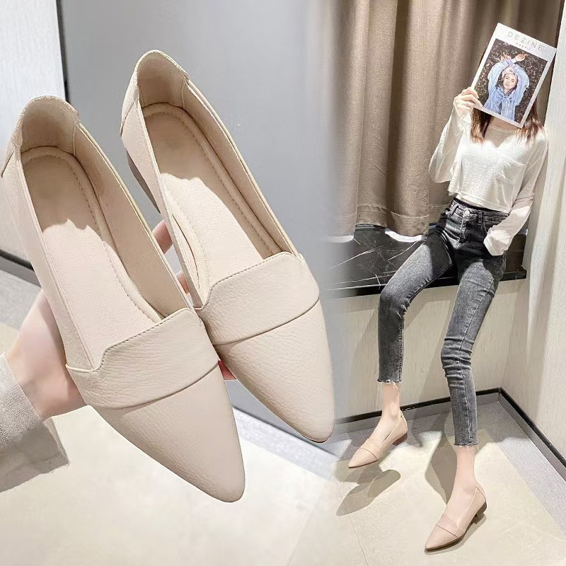 Size JOZHAMTA 34-40 Women Pumps Real Leather Sexy Solid Thick Heels Shoes For Woman Casual Loafers Office Lady Daily Footwear da04