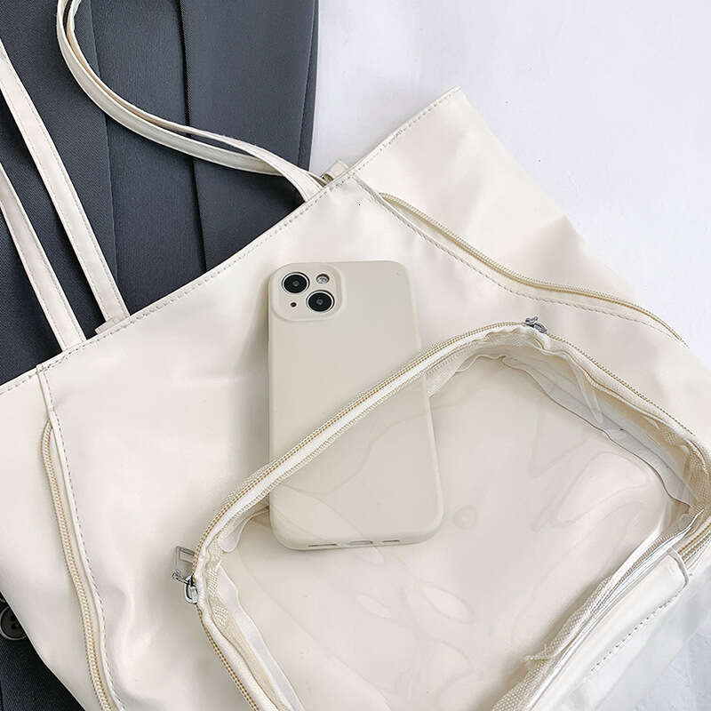 Tote for Women Large Capacity 2025 New Casual Pain Bag Single Shoulder Commuter Fashion Lightweight Travel Backpack