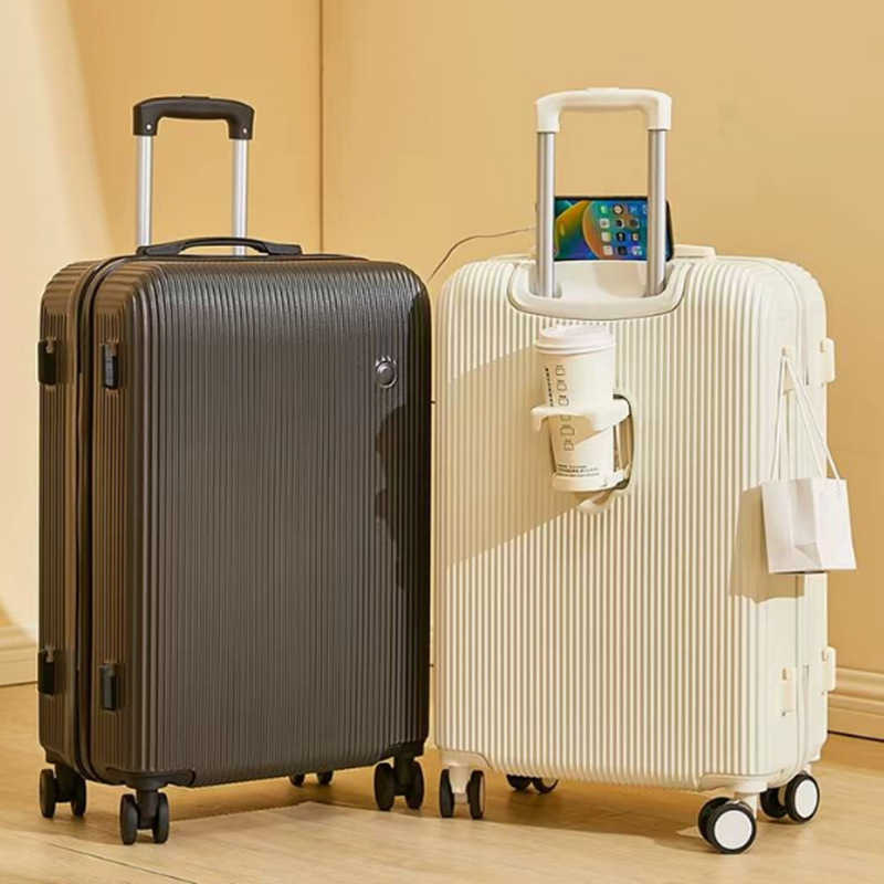 Multifunctional Suitcase For Women Thickened Trolley Case 20inch Boarding Case Student Travel Suitcase 26inch Large Capacity For Men