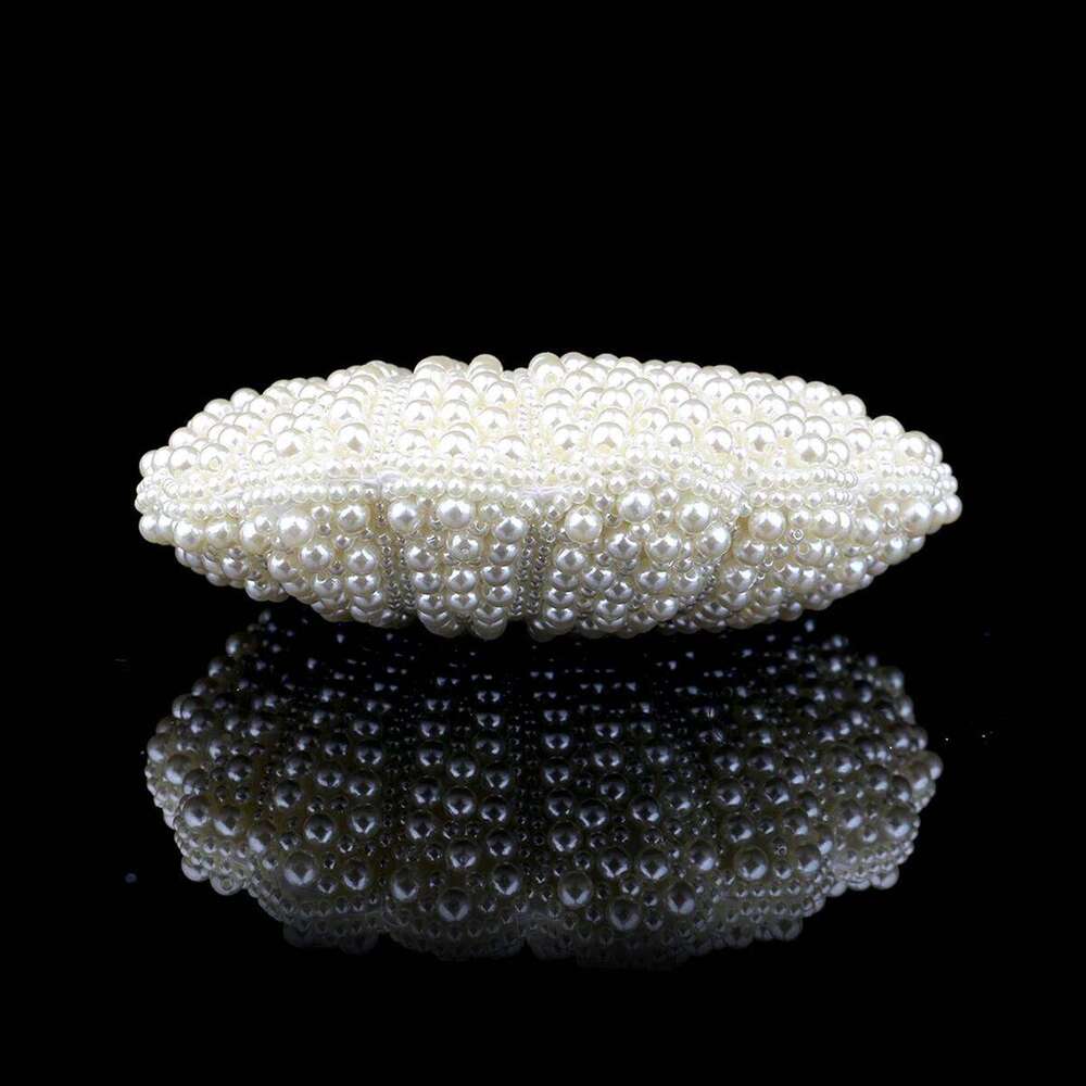 Mini Fashion Gorgeous Beaded Dia Pearl Shell Clutch Evening Bag Handbag Can Be Shoulder Crossbody