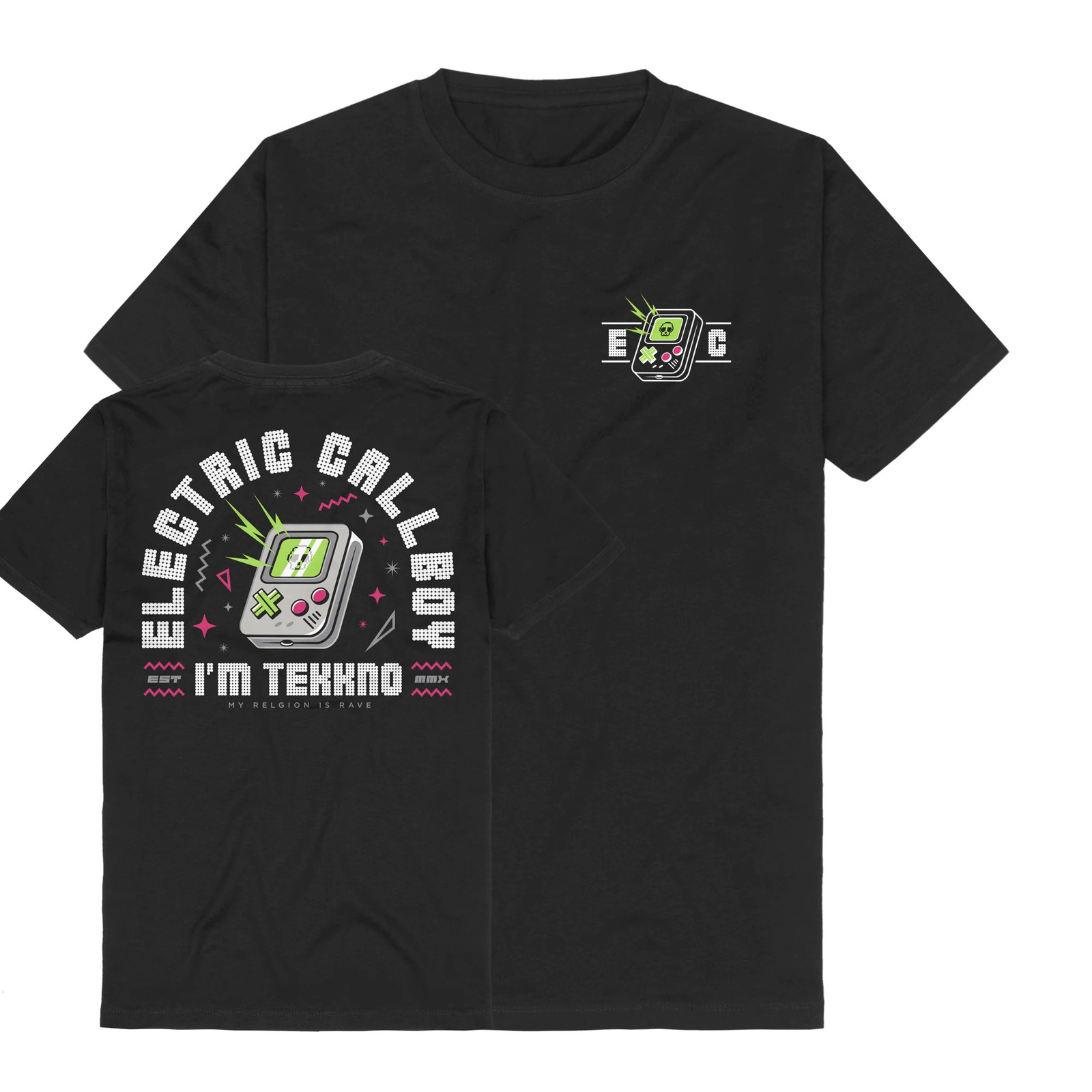 Regular Shirt Electric Callboy Helmet Fashion Print Top Tshirt Summer Light and Thin Mens Womens Tops Short Sleeves 250603