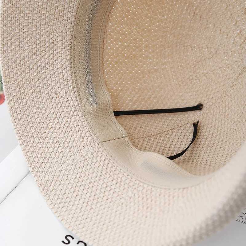 Womens Summer Sun Hat Bow Knitted Hat Spring Protection Warm Sunshade Foldable Adjustable Outdoor Travel Daily 2025 Korean W250602