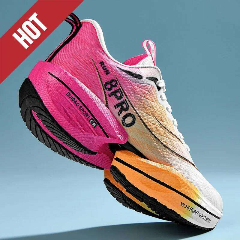 Carbon Plate Marathon Men Casual AirCushion Sport Running Shoes Lightweight Comfortable Athletic Hiking Sneakers