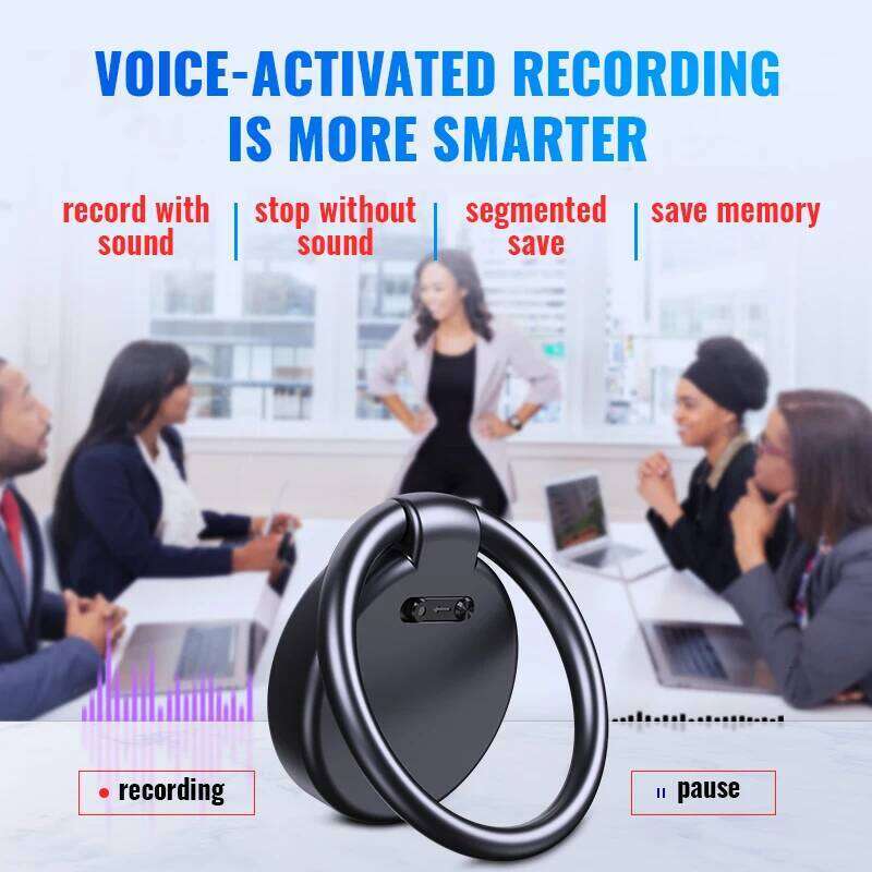 Mini Digital Recorder Keychain Intelligent Noise Reduction MP3 Player Smart Voice Actiaved Audio Sound Recording Pen Espia