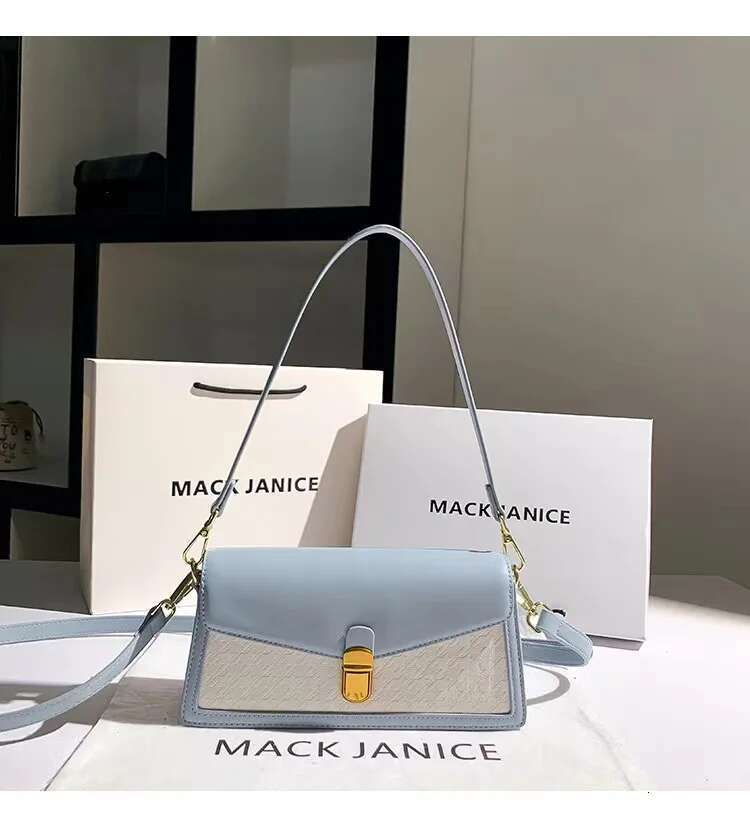 Autumn Quality Textured Leather Square Women Handbag Lady Purse Shoulder Messenger Female Underarm Armpit Casual Bag