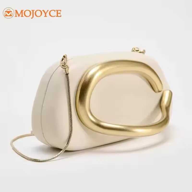 Women Retro Gold Metal Closure Box Clutch Bag Luxury Designer Evening Bags Wedding Party Cute Square Purse Bag Elegant Handbag W250602