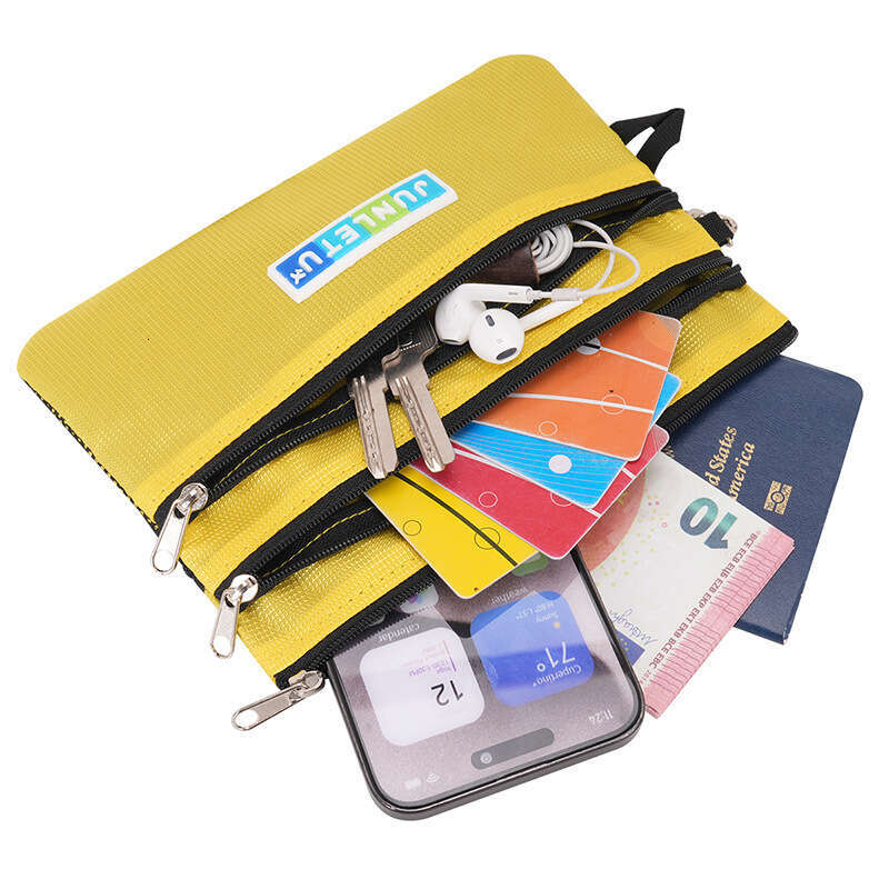 New Nylon FRID Anti-theft Card Cover Document Organizer Passport Holder