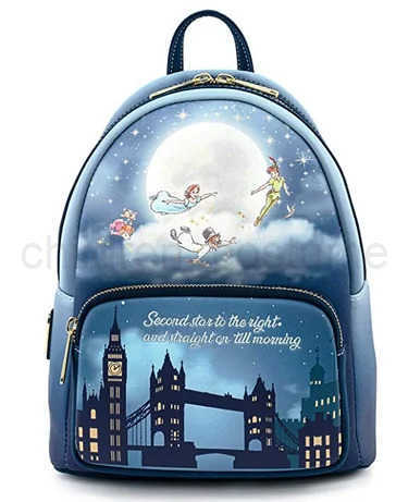 Disney Loungefly Mickey And Minnie Dumbo Pixar Up Double Strap Shoulder Bag Purse School Backpack Knapsack Kids Girls Gifts W250606