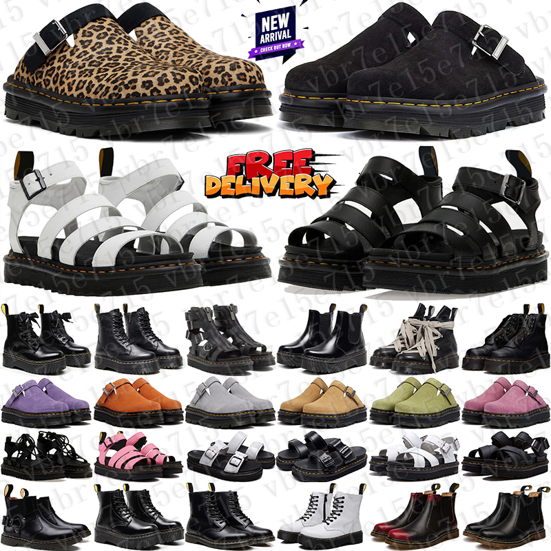 Free Shipping Designer docs drs martins matens martens sandals boots heels sandale Shoes slides sandal slippers for famous mens womens luxury pantoufle platform