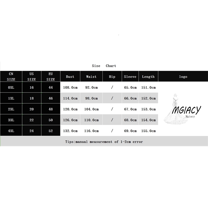 Mgiacy plus size Vneck threedimensional embroidery chiffon train wedding dress Evening gown Ball Party 250519
