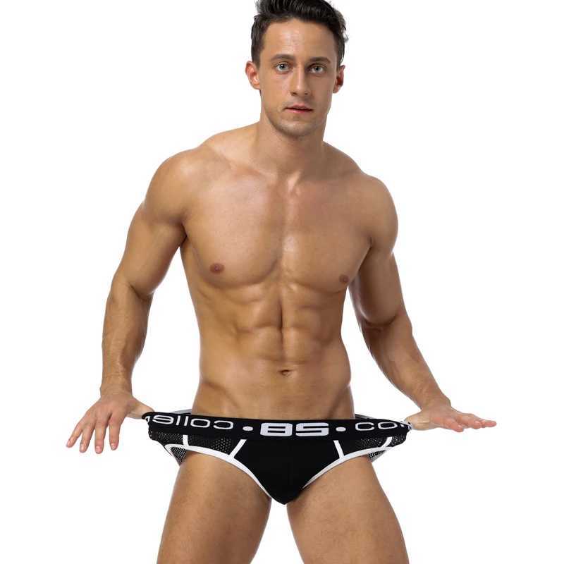 ORLVS brand Men Underwear Briefs Quick Dry convex breathable mesh Penis pouch slip homme Cotton sexy cuecas gay men Briefs W250603