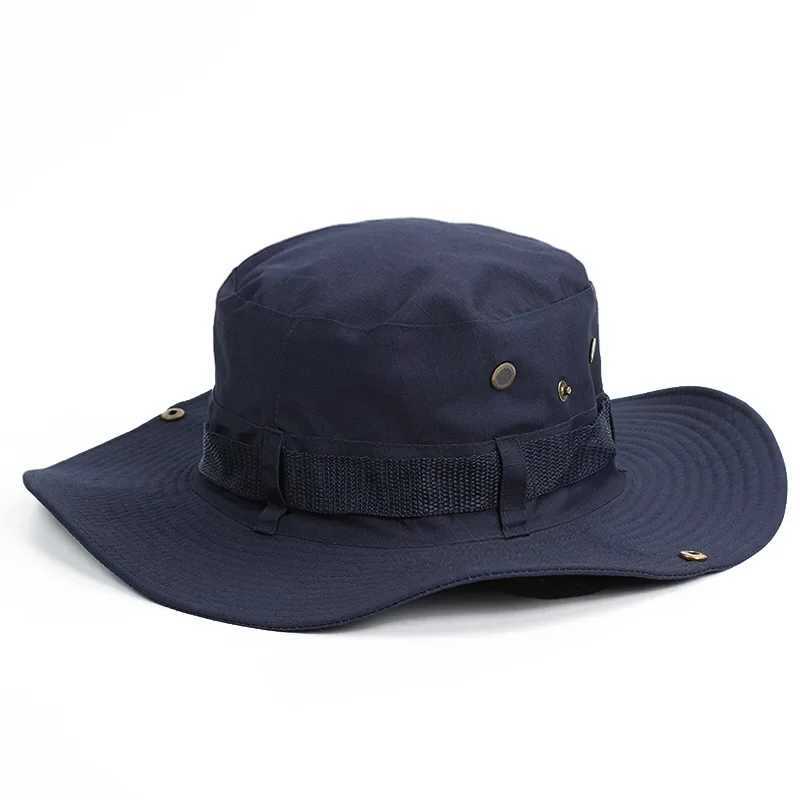 Men Women Sun Hat Wide Brim Breathable Fishing Cap Mens Bucket Hats Hiking Jungle Hat Summer Outdoor Camo Caps W250602