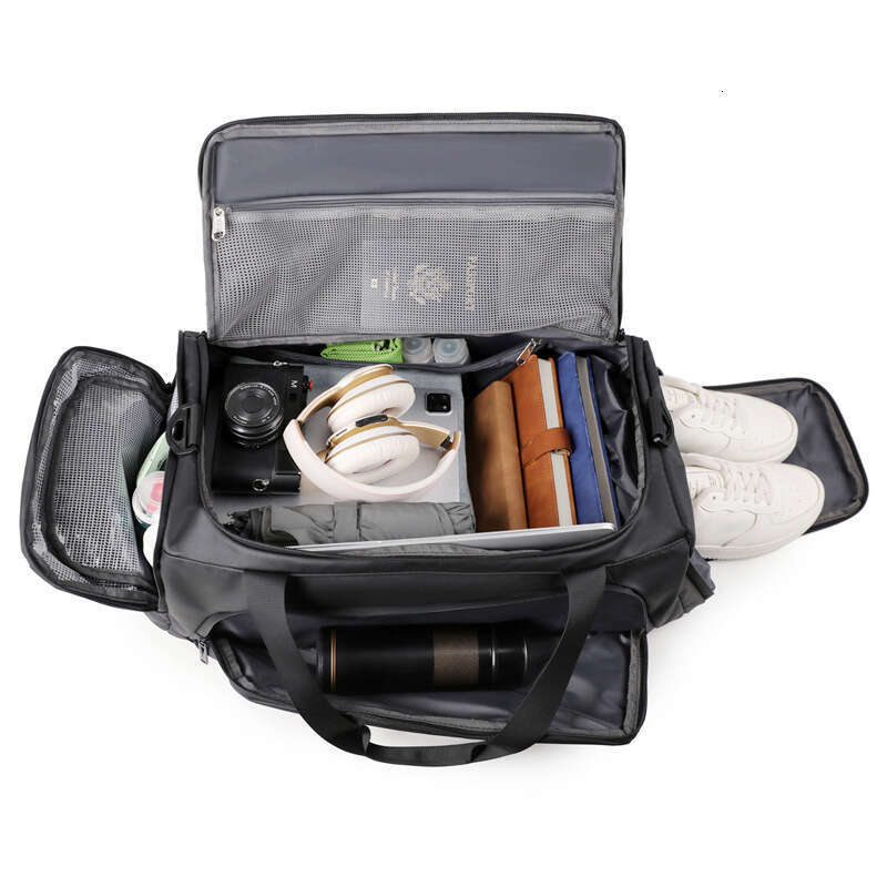 Water-Resistant Fiess Training Backpack Sports Handheld Handle Dry and Wet Separation with Shoe Compartment Travel Bag