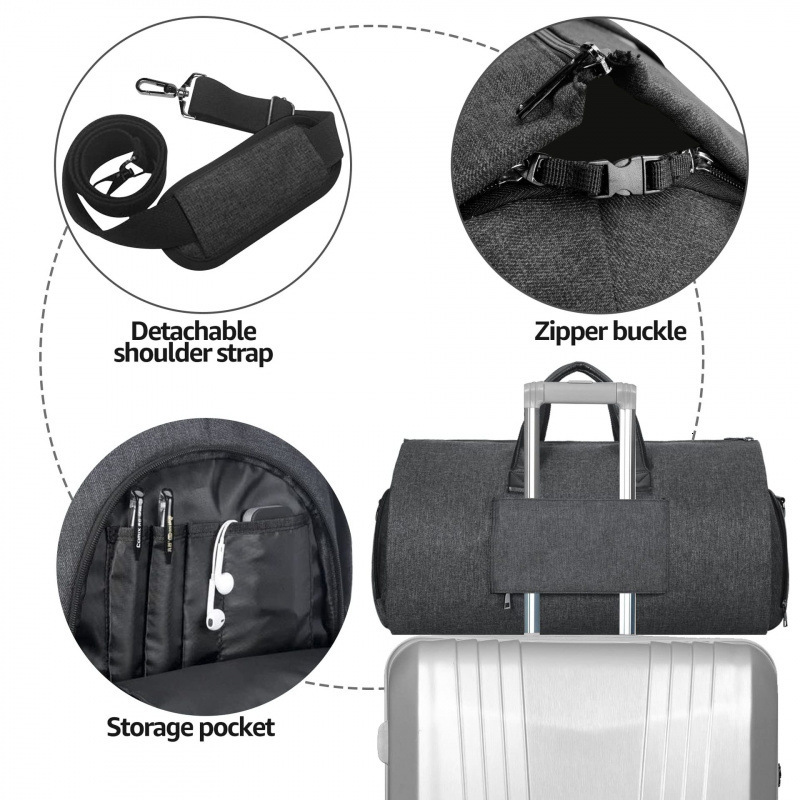 Luggage Business Suit Cover Men's Waterproof Handheld Crossbody Foldable Travel Bag
