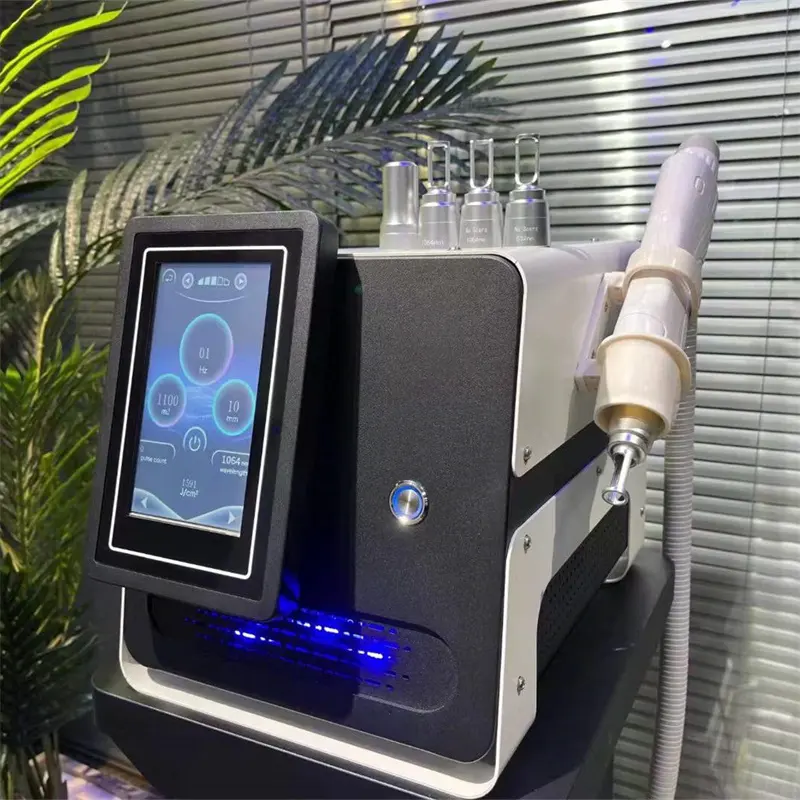 New Portable Picosecond Tattoo Removal Laser Machine Q-Switch ND Yag Laser for Pigment Removal Pico Laser for Acne Carbon Peeling