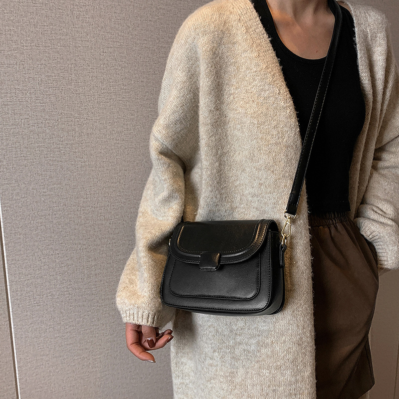 designer Niche Design Korean Style Simple Small Square Bag 2025 New Solid Color Fashion Single Shoulder Versatile Internet Celebrity Crossbody Women&#