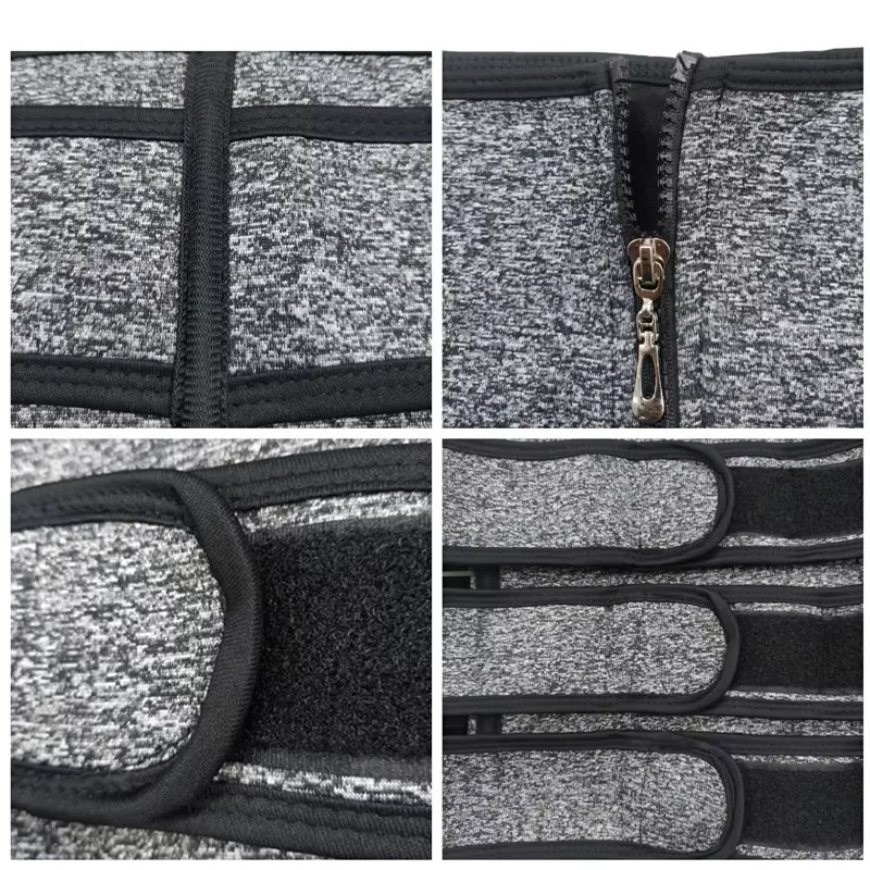 Women Waist Trainer Belly Slimming Sheath Sauna Body Shaper Fat Burning Shapewear Corsets Tummy Trimmer Sweating Workout Belts 250528