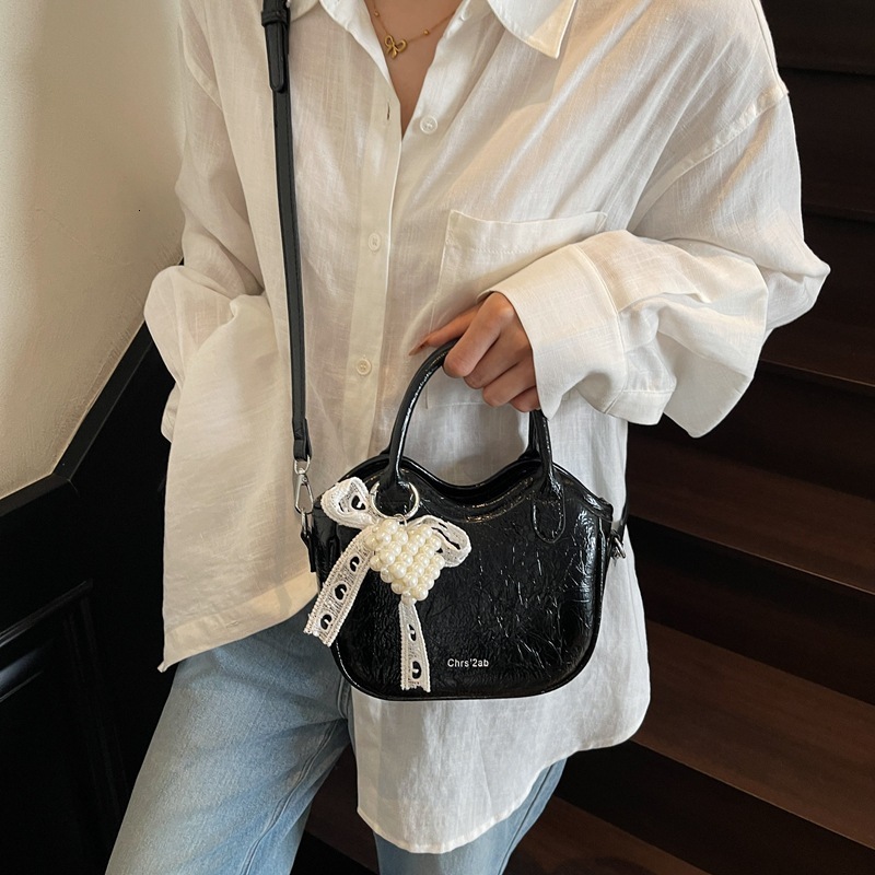 designer High-end Handheld Basket Bag for Women 2025 Summer New Fashion Trend Versatile Casual Crossbody Bucket Bag