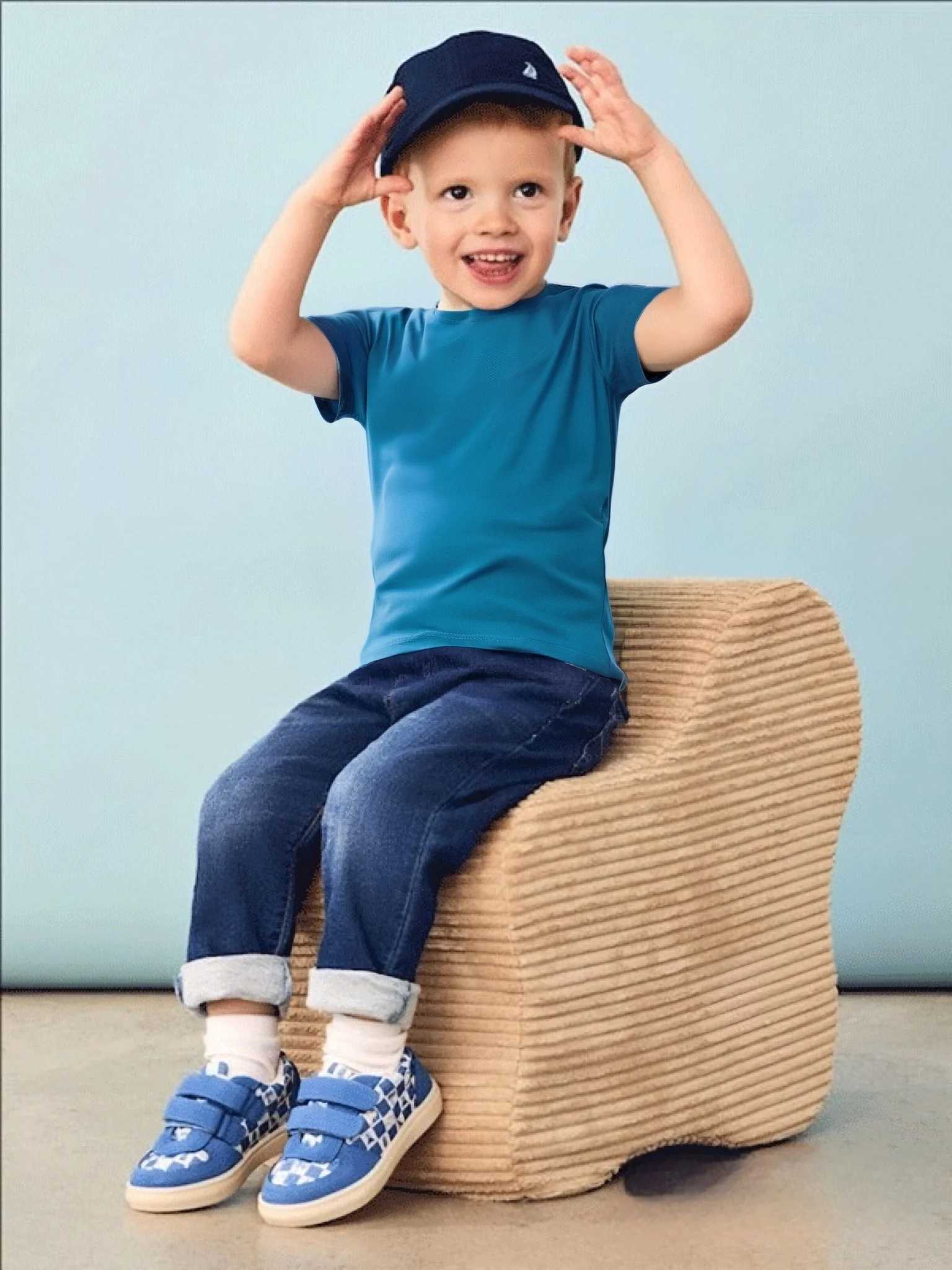 2025 Summer Breathable Kids Boy Girl T-shirt Solid Cotton Short Sleeve Baby Infant Children T-Shirt For Teenager Top Tee Clothes T250603