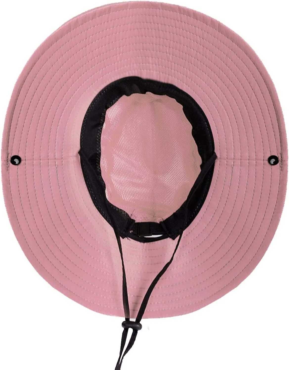 Ponytail Sun Bucket Hats for Women UV Protection Foldable Mesh Wide Brim Hiking Beach Fishing Summer Safari W250602