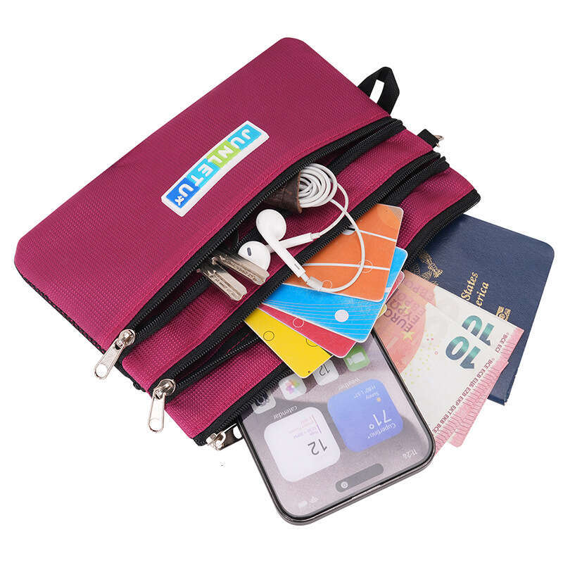 New Nylon FRID Anti-theft Card Cover Document Organizer Passport Holder