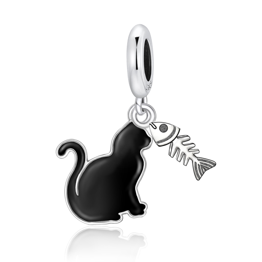 FewDook 2025 New Arrival Cute Pet Series Capybara Sloth Cat Dog Giraffe Pendant Charm Fit Original Pan Bracelet Vintage Fine Jewelry Designer for Wome