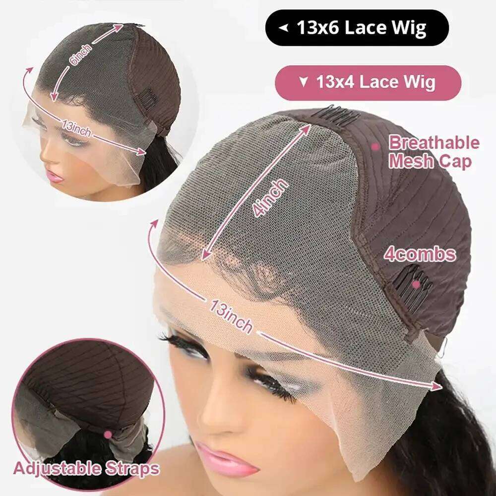 30 40Inch Sier Grey Human Hair Wigs 13x6 Frontal Brazilian Bone Straight Transparent HD 13x4 Lace Front Wig For Women