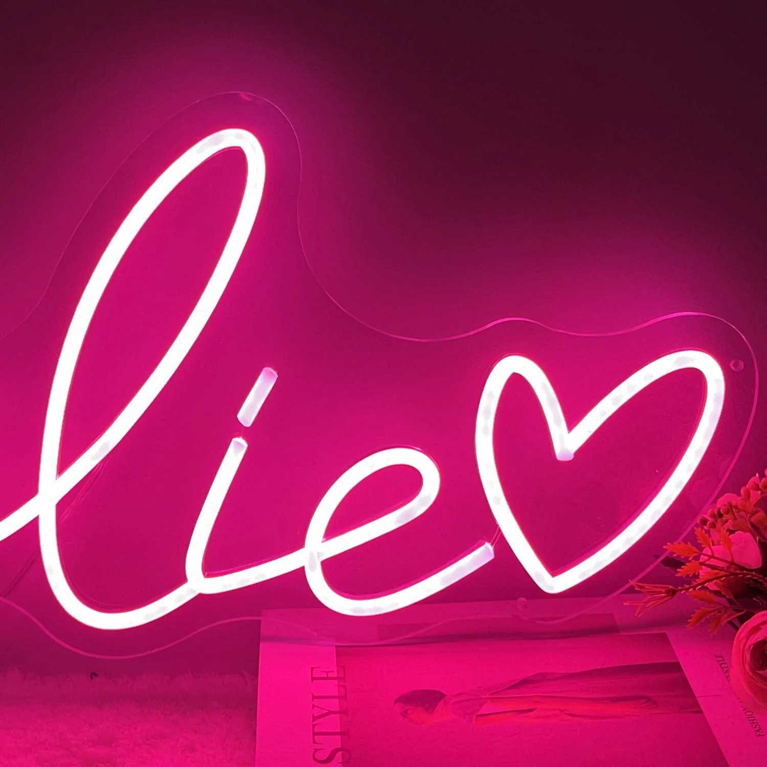 Custom Name Neon Sign LED Neon Happy Birthday USB Powered Neon Signs Night Light Wall Art Bedroom Living Room Decor Lamp Signs XJ250602