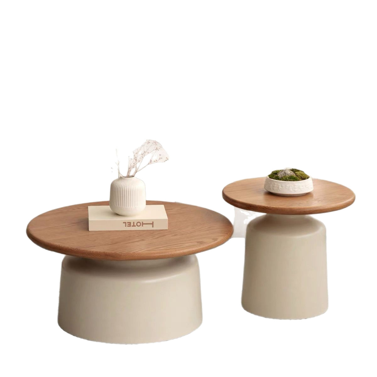 B6037 Coffee table living room home small apartment martini round small coffee table simple