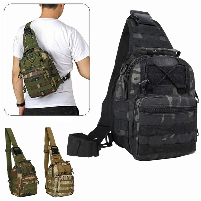Waterproof Crossbody Chest Bag - Lightweight Shoulder Pack for Mens Outdoor Sports Biking 250603