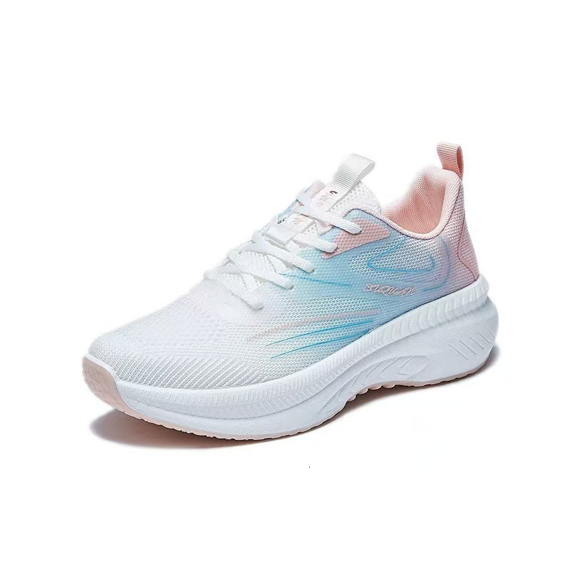 Women S Sneakers Spring Casual Shoes Summer Flyknit New Single Mesh Breathable Hollow Casual Soft Sole Versatile Running Shoes Ddmysaturn