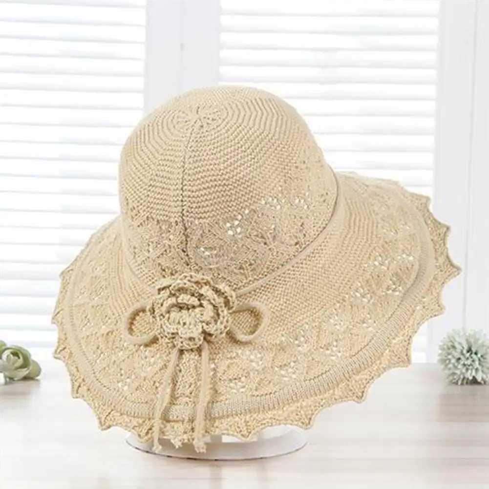 Spring Summer Foldable Sunshade Hat Lady Girls Fisherman Hat Buckets Hat Sunscreen Cap Outdoor Beach Adjustable Cap Women Hat W250602