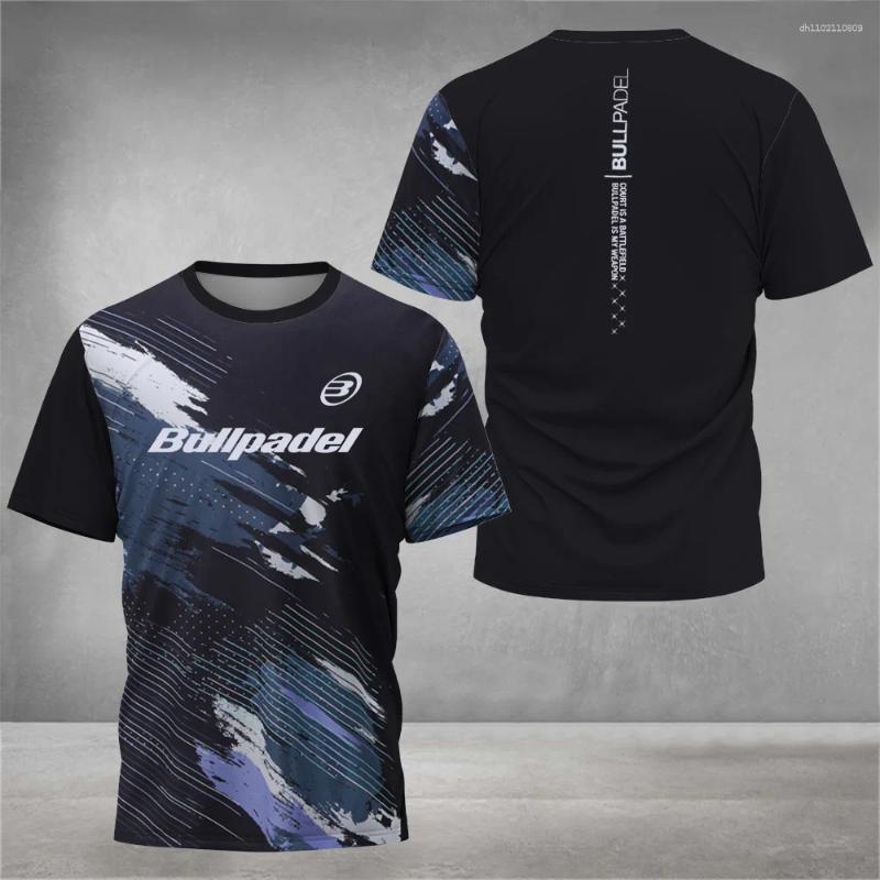 Men's T Shirts Cool Padel Breathable Short Sleeve Summer Quick Dry Street Top Outdoor Tennis Shirt Fitness Collection